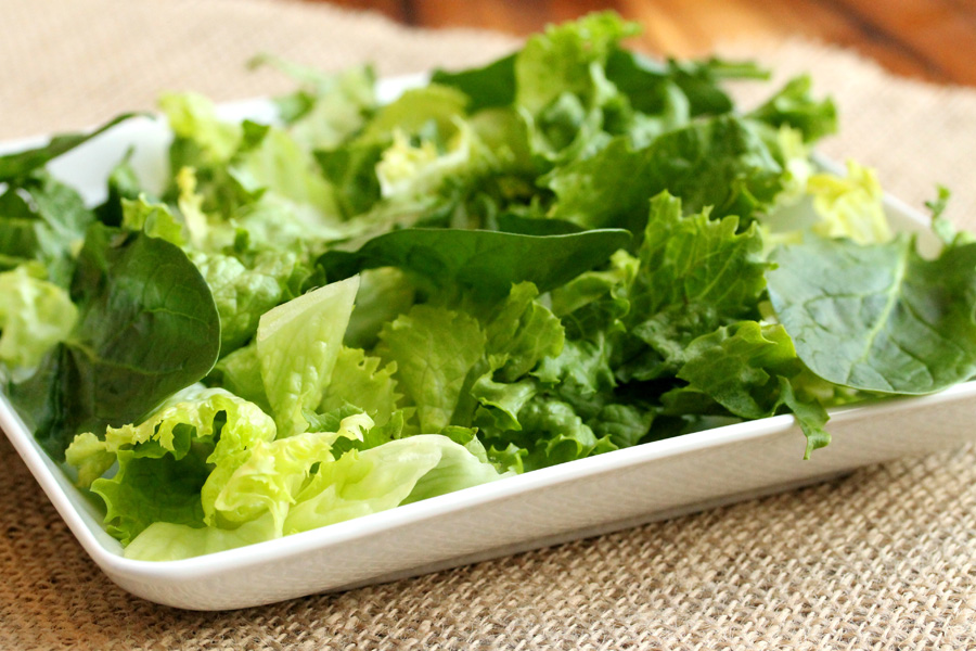Mixed Greens (spinach, romaine, tatsoi) 1/2 lb Cloudview Farm Ephrata
